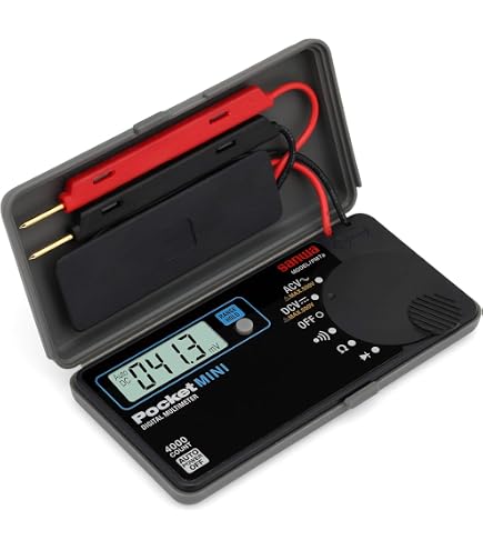 Amazon.co.jp: 三和電気計器 SANWA ソーラー充電ポケット型デジタル