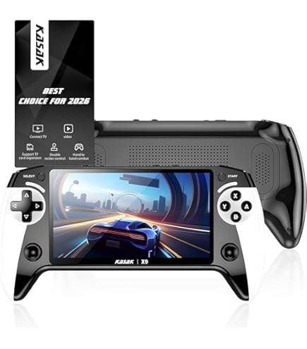 Amazon | SF3500 レトロハンドヘルドゲーム機 - HD 5.5インチ IPS