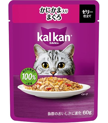 Amazon.co.jp: カルカン パウチ 1歳から 60g×12袋 まぐろ 平目入り 成