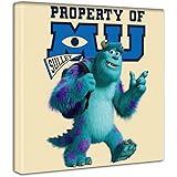 Amazon Co Jp モンスターズインク サリー アートパネル 30cm 30cm 日本製 ポスター おしゃれ インテリア 模様替え リビング 内装 マイク ポップ キャラクター ファブリックパネル Muc 0064 ホーム キッチン