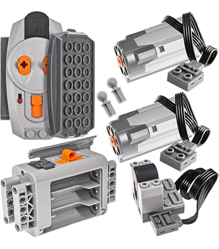 Technic Power-Functions 88004 - Servomotore Compatibile MOC (2 Pezzi) Per Progetti Tecnici, EV3, Auto RC