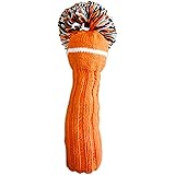 Jan Craig(ジャンクレイグ) ハンドメイド ヘッドカバー ドライバー用 460cc対応 Orange/White/Black