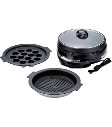 Amazon | タイガー グリル鍋 3.5L プレート 2枚 タイプ 深鍋 焼肉