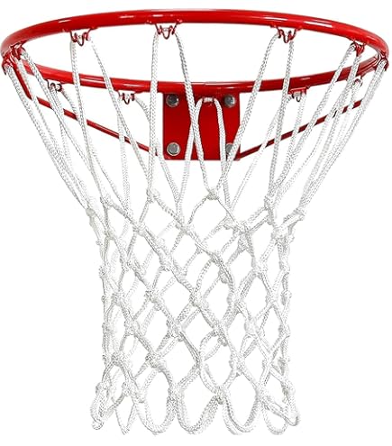 Stainless Steel Basketball Chain Net - 48cm Standard Size Replacement Net