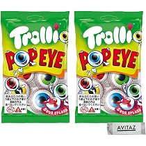 Amazon | Trolli トローリ 目玉グミ ポップアイ 75g×2袋 おもしろグミ
