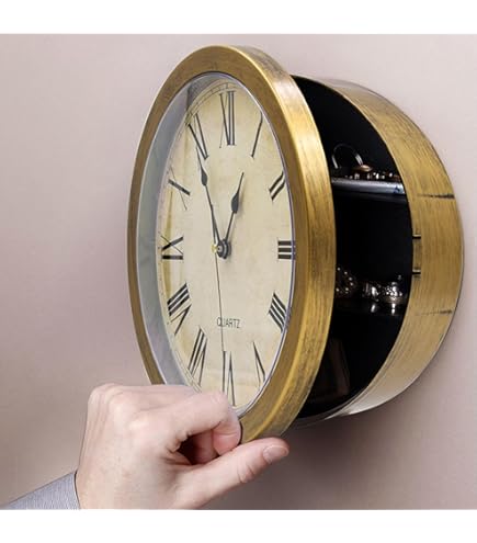 Amazon.co.jp: 【BAZInGA】 シンプル 壁掛け 時計 コレクション 隠す