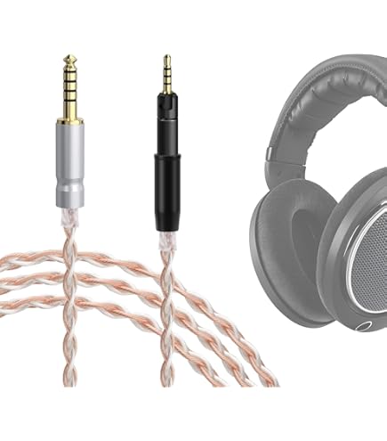 Amazon.co.jp: 1.8m 4.4mm Balanced Cable for Sennheiser HD 620S, HD