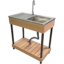手作り　流し台 ④ 手作り 流し台 ④