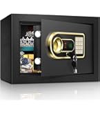 Amazon.co.jp: 金庫 小型 [ 耐火 耐水/充電ケーブル付き] Diyife 電子