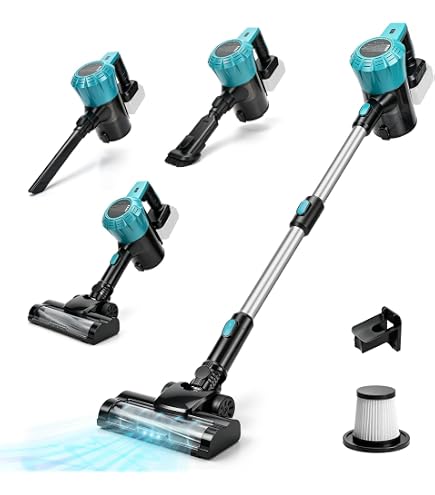 Amazon | コードレス掃除機 スティッククリーナー マキタ18Vバッテリー