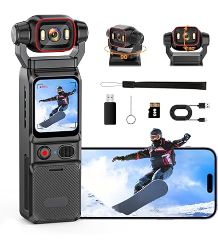 Amazon | SCJAM SJ20 アクションカメラ 4K/30fps 6軸手ブレ補正 F2.0