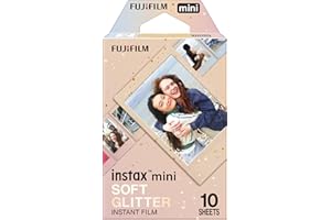 富士フイルム(FUJIFILM) インスタントカメラ チェキ用フィルム 10枚入 絵柄 (ソフトグリッター) INSTAX MINI S-GLITTER WW 1