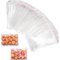 200x C6 Cello Bag 120x170mm Cellophane Clear Resealable Plastic Self Adhesive