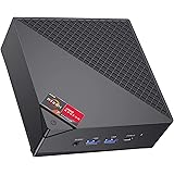 ミニPC AMD Ryzen 7 5700U、16GB DDR4 512GB M.2 NVMe SSDおよびWindows11 Proを内蔵したミニPC、SkyBarium Mini PCは WiFi 6/ ブルートゥース 5.2/ 4kトリプルディ