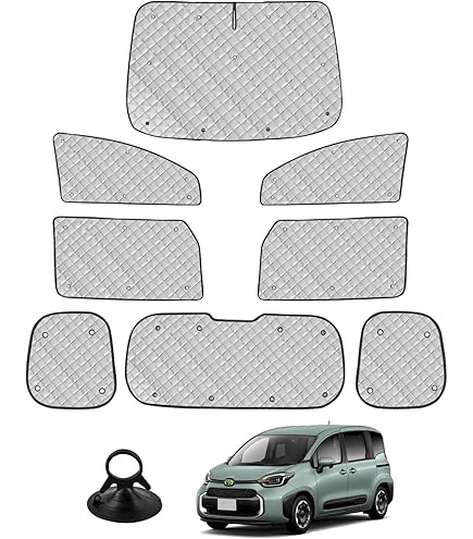 Amazon | ハイエース200系 遮光パッド リア5面 [グレード] I~III型:S