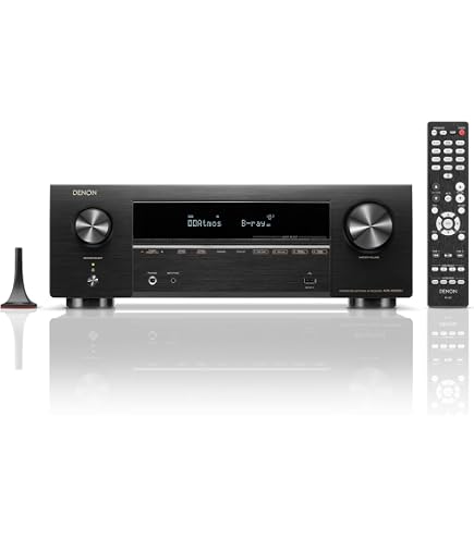Denon AVR-X550BT AV Receiver with Bluetooth, 130W x 5.2 Channel