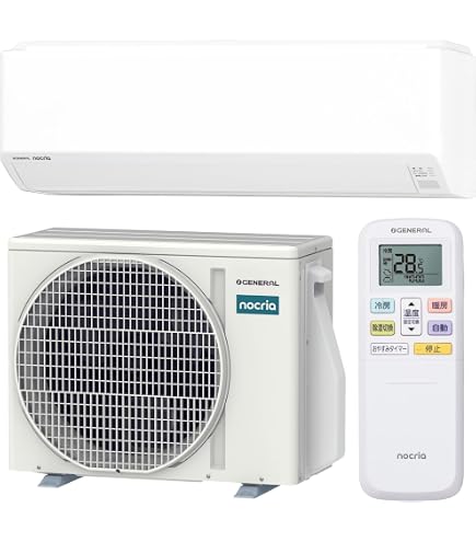 Amazon | ノクリア nocria エアコン 2024年 GHシリーズ AS-GH254R［主
