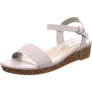 [オリエンタルトラフィック] ストラップ コルク ヒール サンダル レディース WK-903