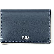 【新品】タケオキクチ ネイビーレザー名刺入れ TAKEO KIKUCHI タケオキクチ 名刺入れ クォーター 名刺ケース