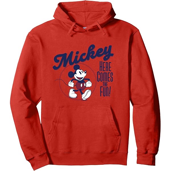 Disney Mickey パーカー　フルジップ　スウェット　赤 MICKEY MOUSE／ジップパーカー – WEGO ONLINE STORE