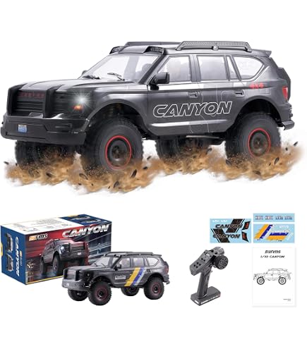 Amazon.co.jp: wheelfun 1/10スケール RC ピックアップ 6WD ロック