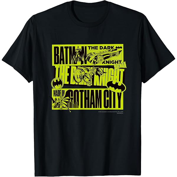Amazon | バットマン85周年記念バットモービルオンダーク Tシャツ | T