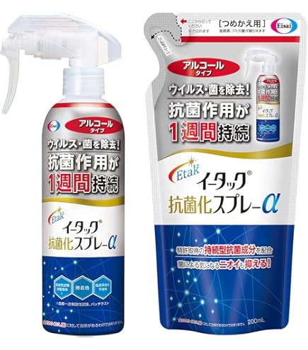 Amazon.co.jp: 【3個セット】イータック抗菌化スプレーα つめかえ用