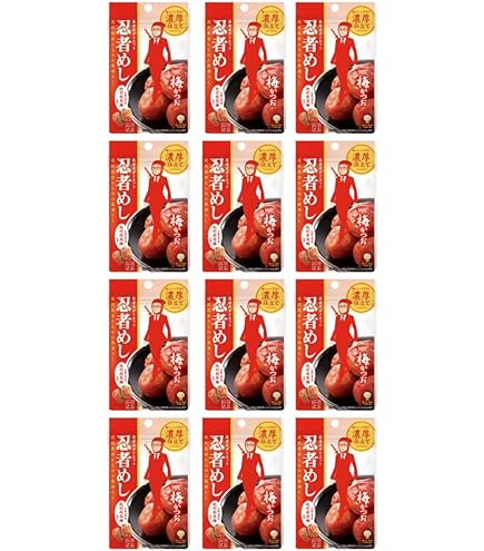 Amazon | 味覚糖 旨味シゲキックス忍者めし梅かつお味 20G×4袋