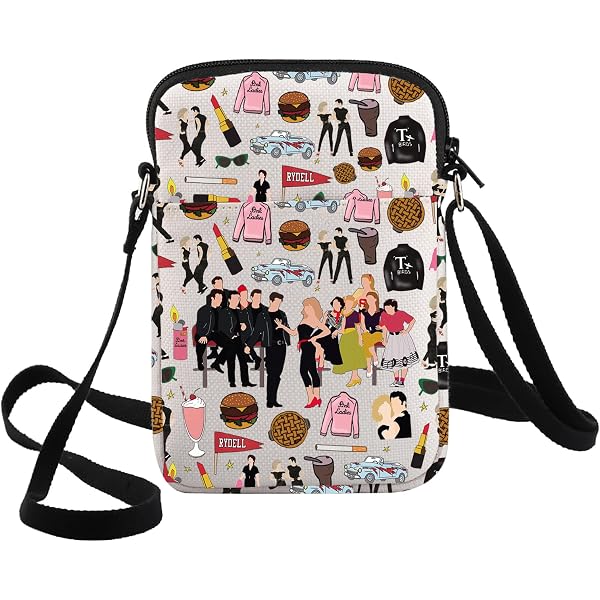 G2TUP Grease Broadway Musik-Tasche – Danny & Sandy Fanartikel – Segeltuch, 35 X 38 Cm – Perfekt Als Geschenk