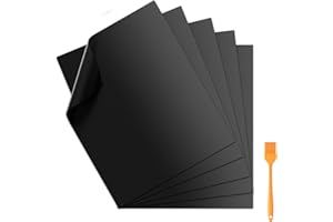 Ennpouhe バーベキュー グリルマット 【日本会社監修】テフロンシート BBQシート バーベキュー クッキング 100%テフロン 超耐熱 260℃ 粘着防止 両面使用 繰り返す使用可能 オーブン、電子レンジ、IH鍋敷対応 コンロ、網、鉄板用 F