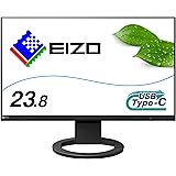 EIZO FlexScan EV2480-ZBK （23.8型モニター/1920×1080/USB Type-C対応/アンチグレアIPS/疲れ目軽減/ブラック）