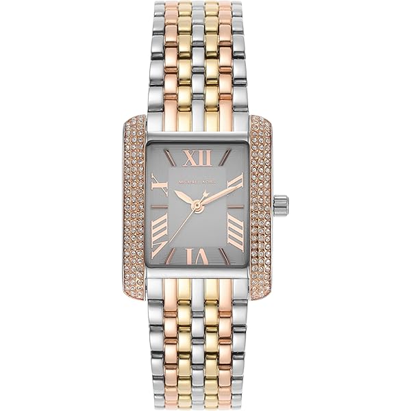 Amazon.co.jp: Michael Kors レディース EMERY 三針 ステンレス