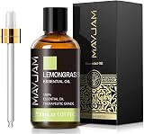 MAYJAM エッセンシャルオイル レモングラス アロマオイル 30ml 精油 天然100% マッサージオイル アロマ ディフューザー／加湿器用 芳香用 プレゼント
