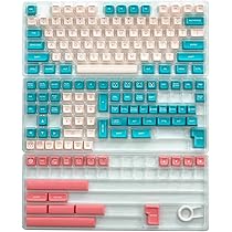 DOMIKEY二色 ABSメカニカルキーボード用キーキャップ Amazon | ゲーミングキーキャップ メカニカルキーボード交換用