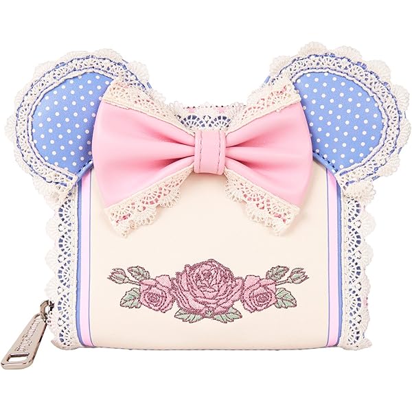 Amazon | Loungefly ディズニー ミニー 花柄とレースの耳 クロス