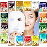 Ultra Hydrating Moisture Essence Collagen Facial Mask Face Care Sheet Korea Cosmetics 16 PCS Set