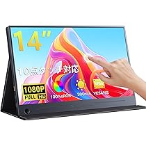 Amazon.co.jp: KEEPTIME モバイルモニター 14インチ タッチパネル 1920