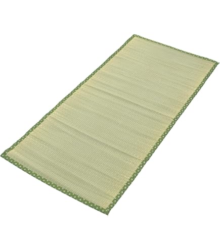 ねござ 国産いぐさ 敷パット セミダブル 110x200x0.2cm ナチュラル