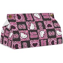 Amazon｜ハローキティ ヒョウ柄 ティッシュケース レザー