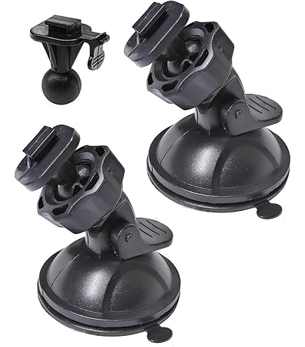 ThtRht 3 Pack Dash Cam Suction Mount Holder Without Rotating Joints