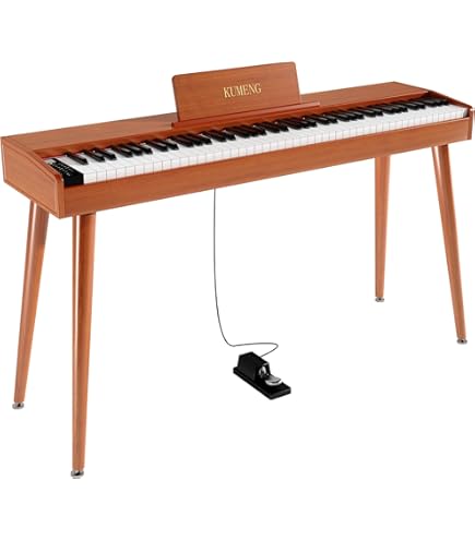 Amazon | KIMFBAY 電子ピアノ 88鍵盤 ハンマーアクション鍵盤