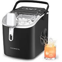 Amazon.co.jp: CROWNFUL 製氷機 家庭用 【高速製氷 自動洗浄機能