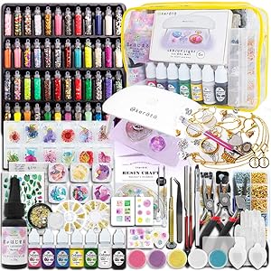 (ケラッタ) UV レジン クラフト セット スターターキット 初心者 ドライフラワーでボタニカルアクセが作れる