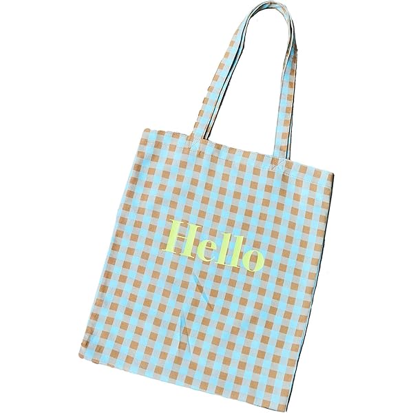 Amazon.co.jp: WILD BLUE チェック柄トートバッグ : ホビー