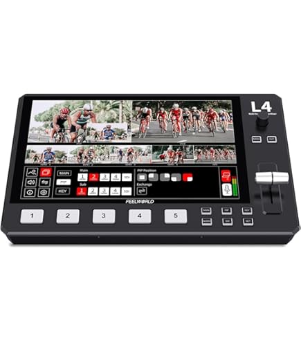 FEELWORLD LIVEPRO L1 V1 ビデオスイッチャー Amazon.co.jp: Feelworld LIVEPRO L1 V1マルチフォーマットビデオ