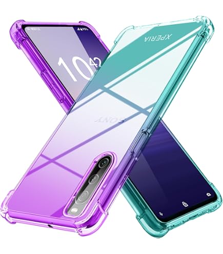 Amazon.co.jp: Xperia 10 IV ケース クリア 薄型 グラデーション色
