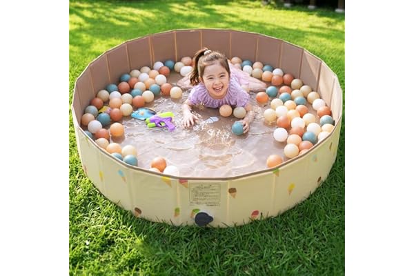 (ケラッタ) プール 折りたたみ【10秒でパパっと組み立て】空気入れ不要 140×30cm 子供 赤ちゃん 水遊び (アイスクリーム)