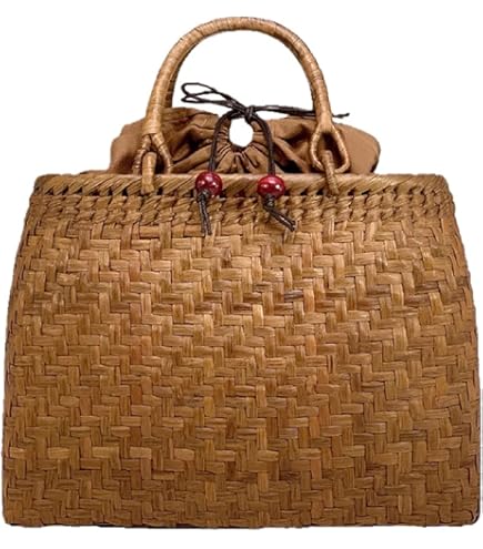 【極美品】葡萄籠工房 カゴバック 山ぶどう 削皮素材 六角編 アクセサリー 付き 極美品】葡萄籠工房 カゴバック 山ぶどう 削皮素材 六角編 アクセサリー