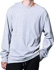 Champion(チャンピオン) ロングスリーブTシャツ メンズ ワンポイントロゴ ベーシック 長袖 Tシャツ