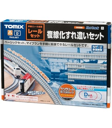 Amazon | TOMIX Nゲージ レールセット 複線化セット Dパターン 91064